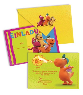 Titelbild Der kleine Drache Kokosnuss - Einladungskarten-Set